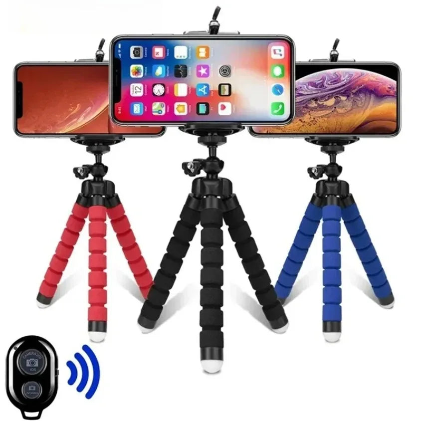 Mini Octopus Tripod Stativ Camera Holder Stand Tripods Tripod For Phone Mobile Camera Holder Clip Smartphone Monopod Tripe Stand